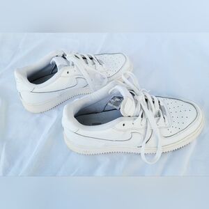 Nike White Mesh Sneakers